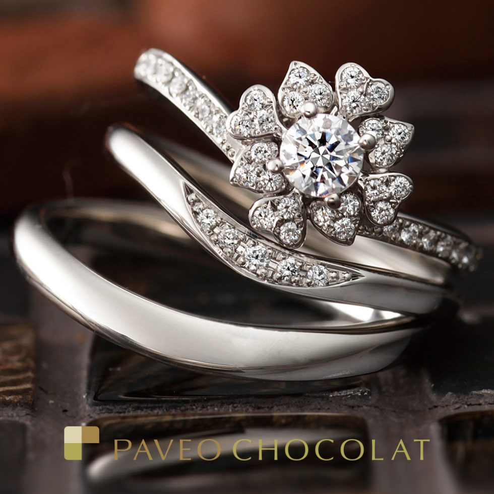 PAVEO CHOCOLAT リング 13号 PCM-13M プラチナ900 - アクセサリー