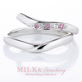 【MILK & Strawberry】ピンクダイヤのマリッジリング人気ランキング発表！