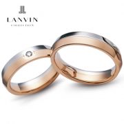 ファッションブランド・LANVIN(ランバン)のクールな結婚指輪【JKプラネット銀座・表参道・福岡】
