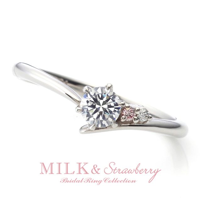MILK & Strawberry – オーラ 婚約指輪