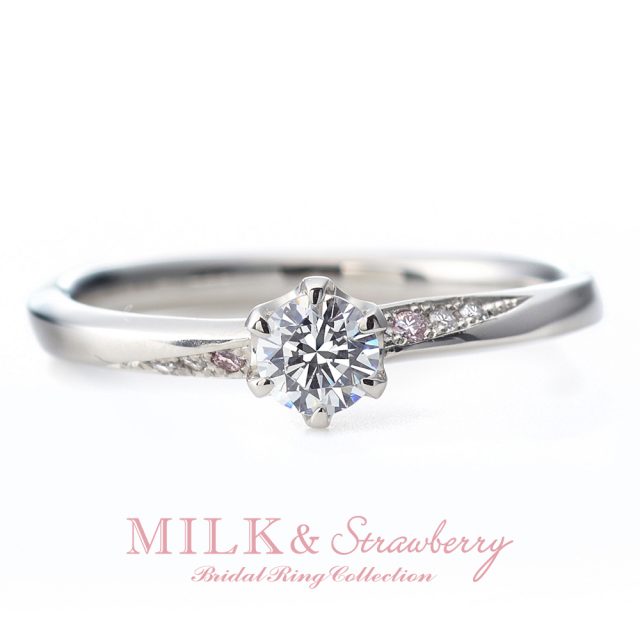 MILK & Strawberry – オーラ 婚約指輪