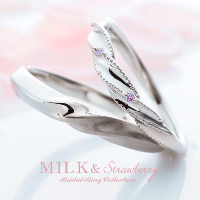 MILK & Strawberry – アンシャンテ 結婚指輪