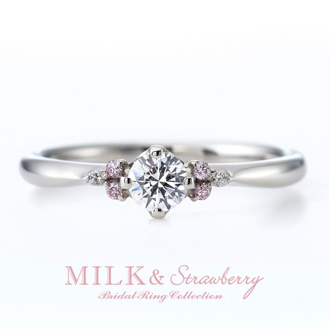 MILK & Strawberry – オーラ 婚約指輪