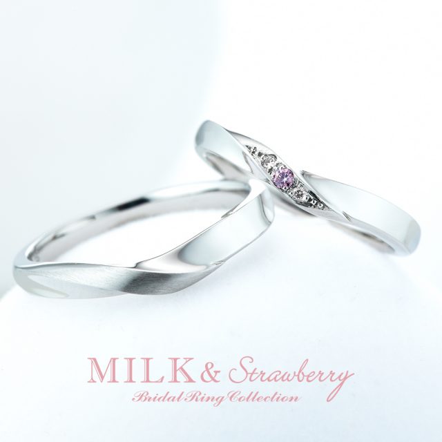 MILK & Strawberry – シャルメ 結婚指輪