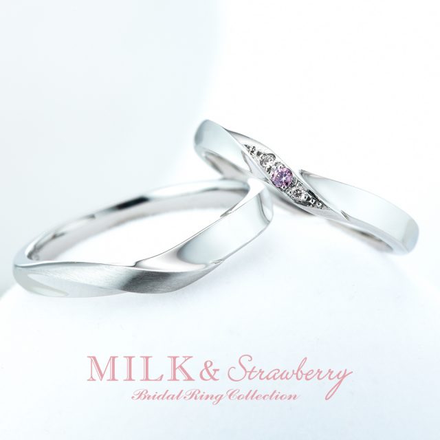 MILK & Strawberry – オーラ 婚約指輪