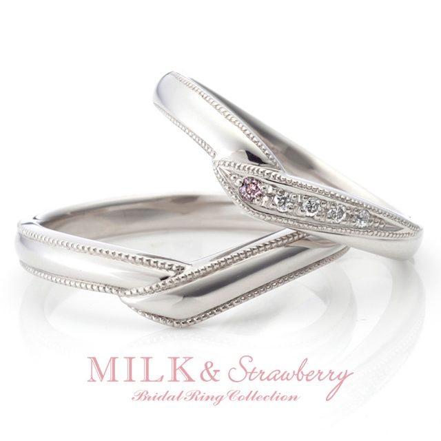 MILK & Strawberry – ランピード 結婚指輪