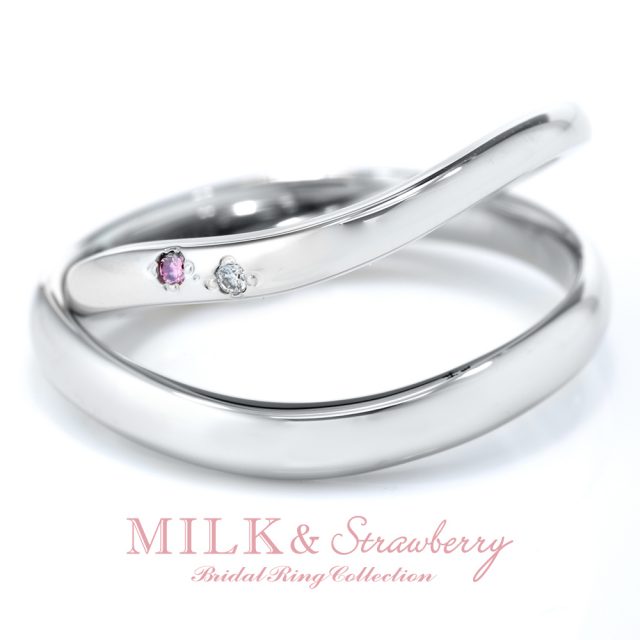 MILK & Strawberry – インタールード 結婚指輪