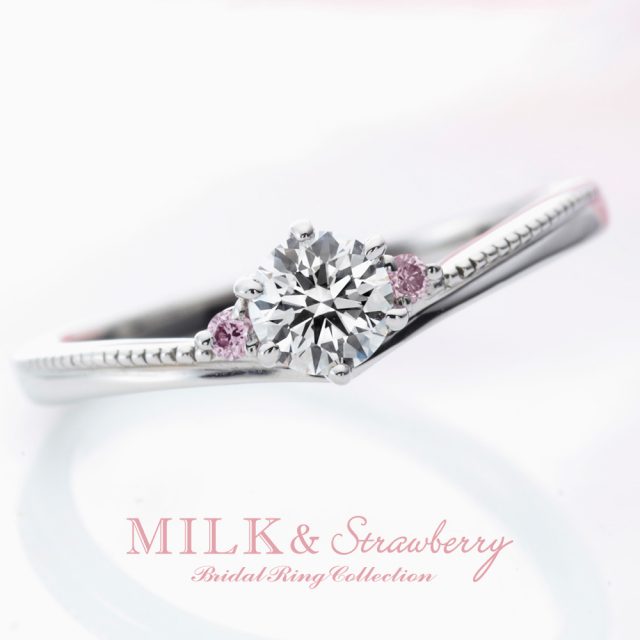 MILK & Strawberry – オーラ 婚約指輪