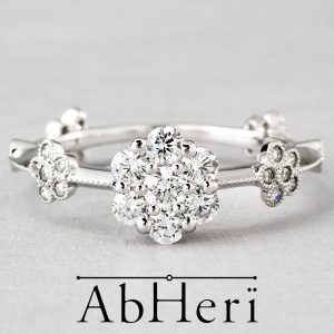 AbHeri – アベリ エンゲージリング 【garland (花綱飾り）】