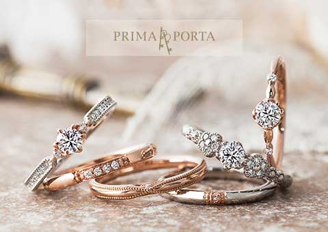 【プリマ ポルタ – PRIMA PORTA】’’最高の始まり’’を意味するブライダルリングブランド♫
