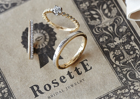 花嫁様に人気ブランドRosettE-ロゼット-の結婚指輪・婚約指輪をご紹介【結婚指輪・婚約指輪のJK Planet】