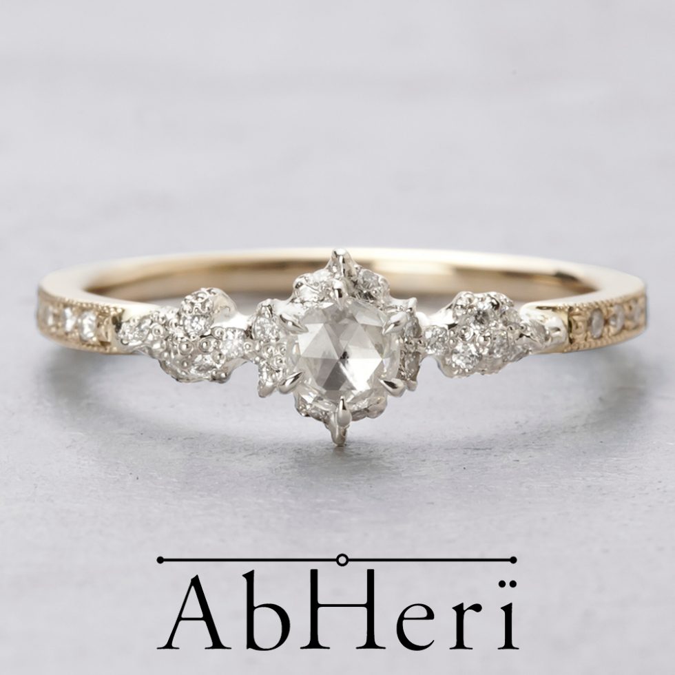 AbHeri – アベリ 婚約指輪/シャンパンゴールド・プラチナ【カリックス 
