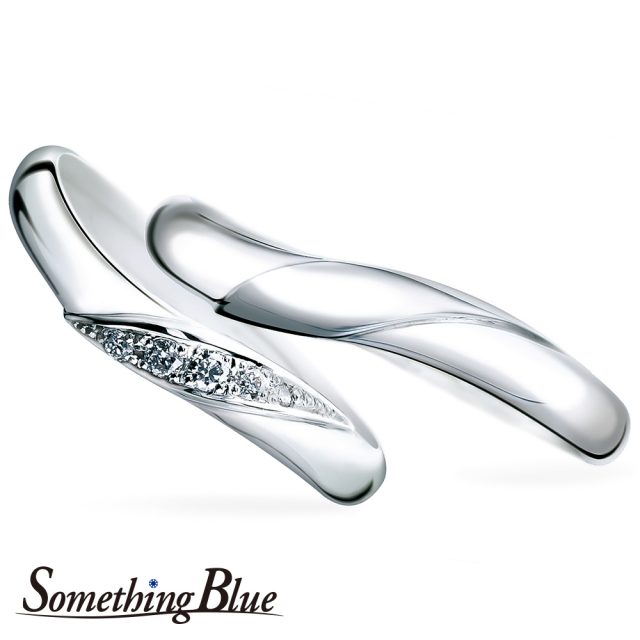 Something Blue – Ribbon / リボン 結婚指輪  SP814,SP815