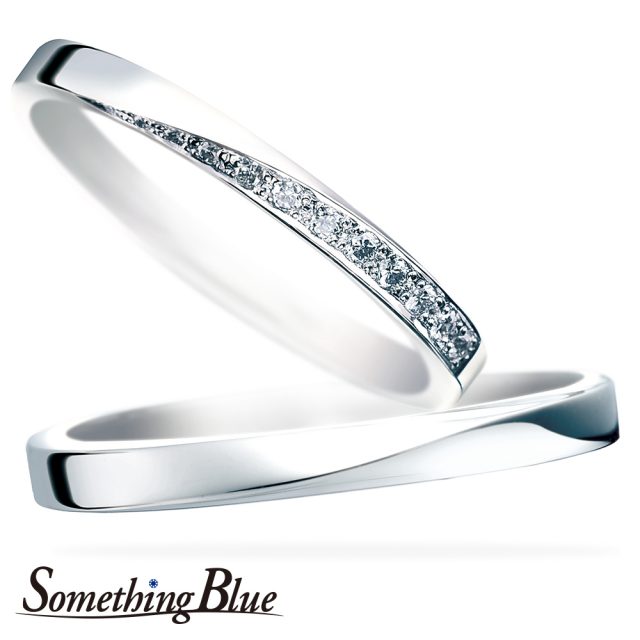 Something Blue – Ribbon / リボン 結婚指輪  SP814,SP815