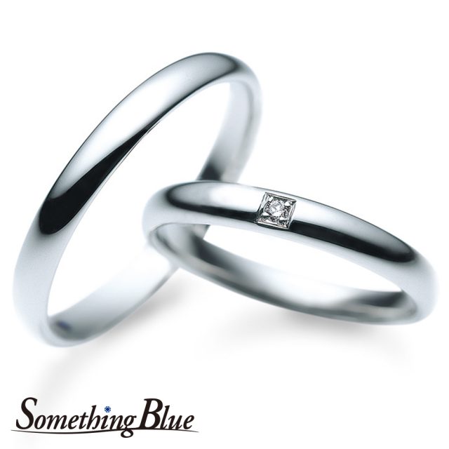 Something Blue – Wrap Heart / ラップハート 結婚指輪 SB787,SB788