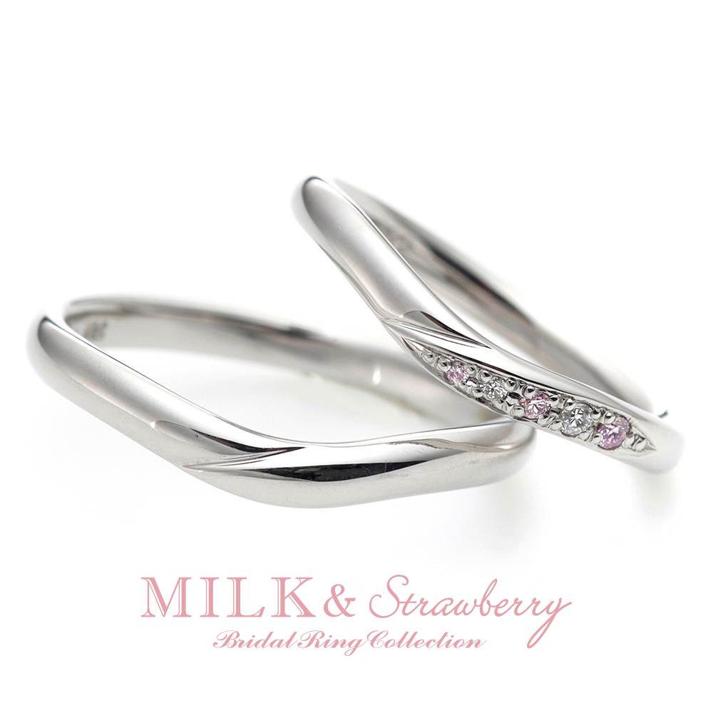 MILK & Strawberry – インタールード 結婚指輪 | ミルク