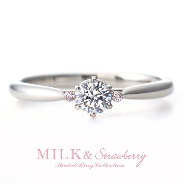 MILK & Strawberry – オーラ 婚約指輪