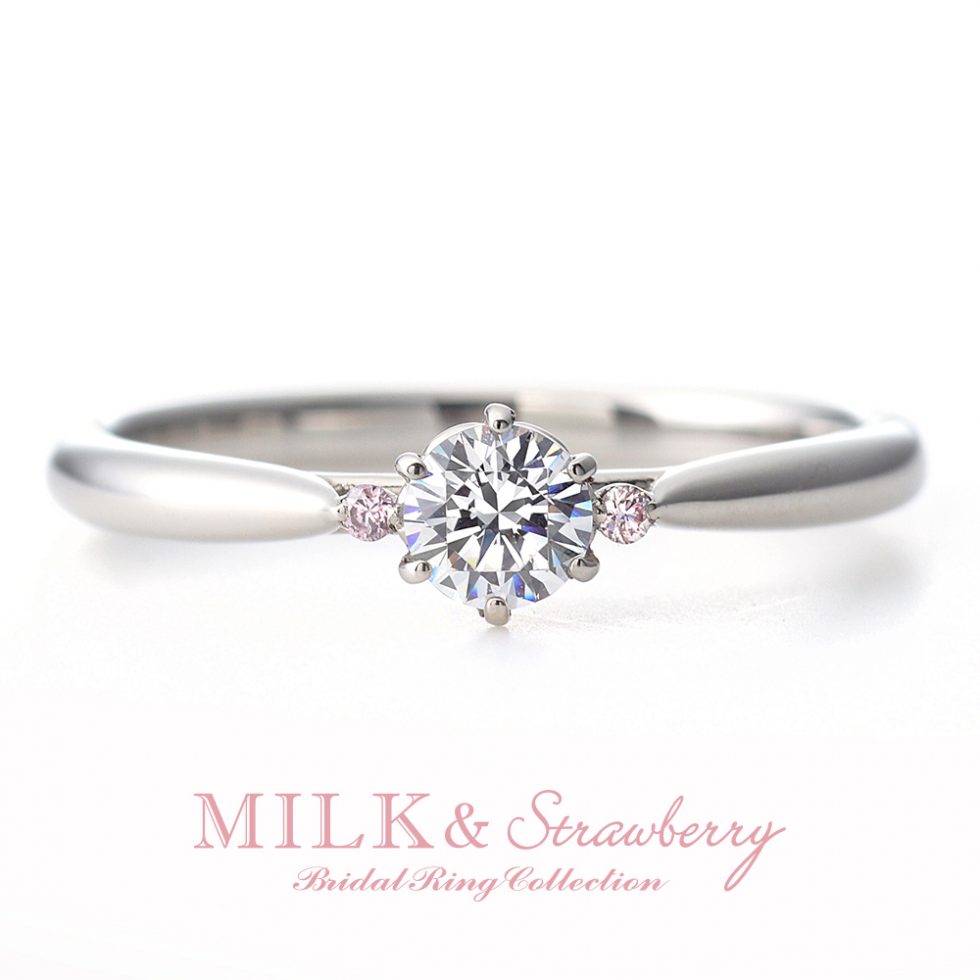 MILK & Strawberry – オーラ 婚約指輪
