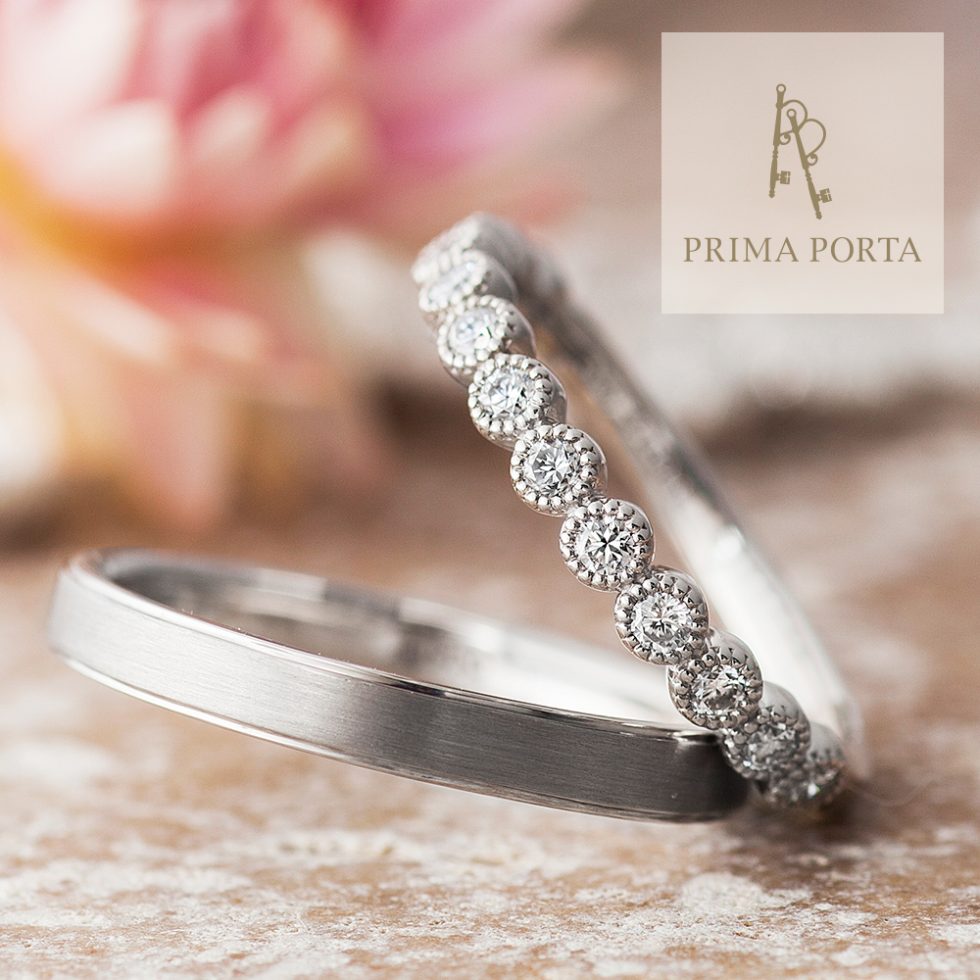 ハーフ エタニティ 指輪 平らな指輪 k18ピンクゴールド 細身 指輪 シトリン 11月誕生石 幅約1.5mmリング 微細 オーストラリア産オパール K18 カラーゴールド ハーフ