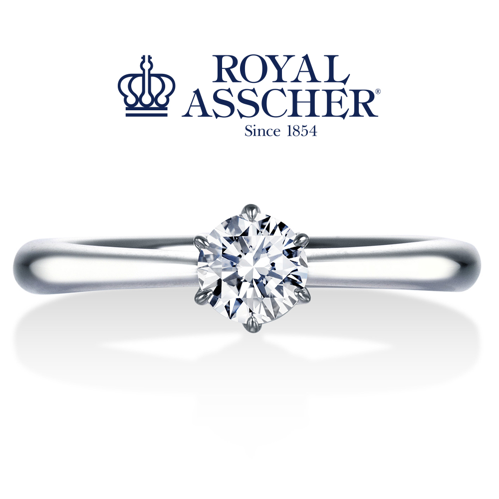 ロイヤルアッシャーダイヤモンド 婚約指輪 JRA0349BP | ロイヤル 