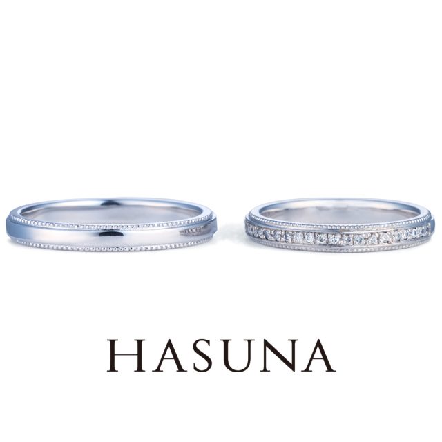 HASUNA 結婚指輪 MR07/MR08