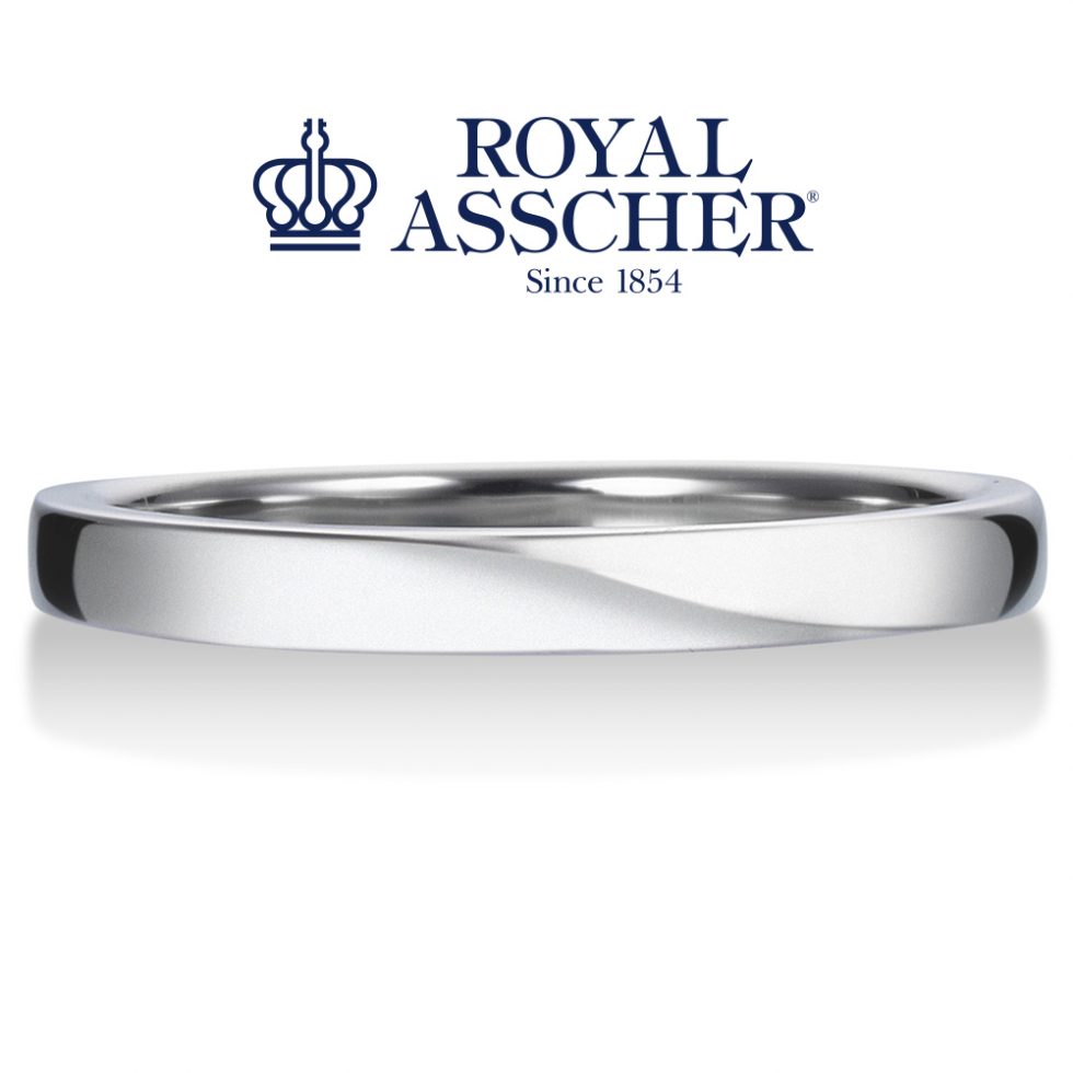 結婚指輪メンズ - ロイヤルアッシャーダイヤモンド　WRA029/WRB039