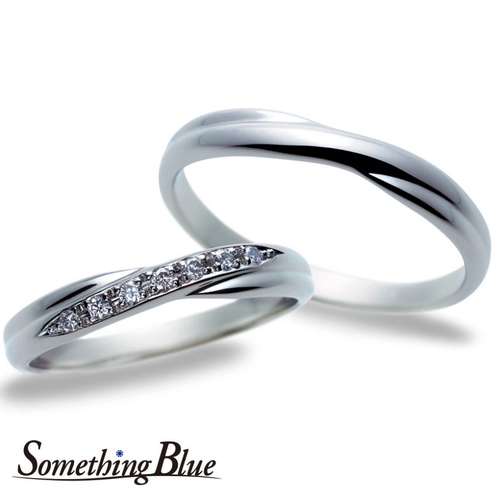 Something Blue – Ribbon / リボン 結婚指輪  SP814,SP815