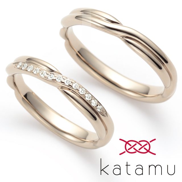 【鍛造製法の結婚指輪ブランド】ふたりの縁を固く結ぶ、Katamu-カタム-【結婚指輪・婚約指輪のJKPLANET】