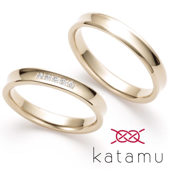 katamu – 淙々(そうそう)結婚指輪