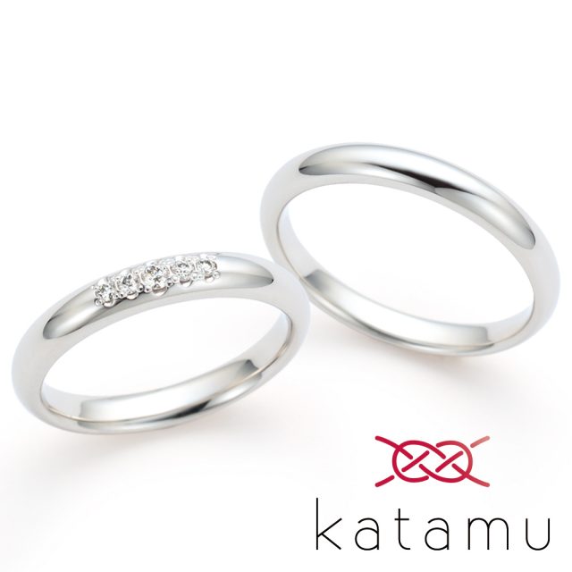 katamu – 淙々(そうそう)結婚指輪