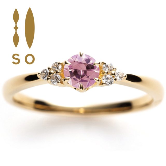 お値下げ不可 750 ルビー ホワイトサファイア リング 神楽坂宝石  