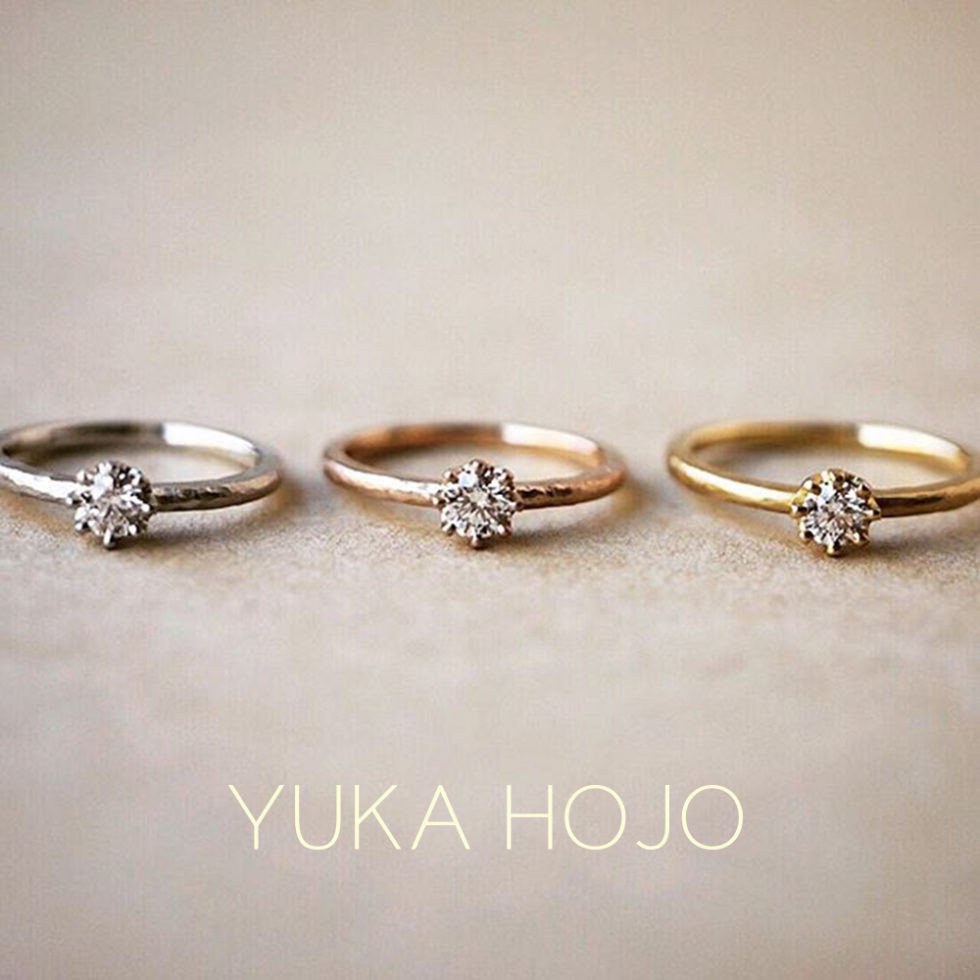 婚約指輪 - YUKA HOJO - Capri / カプリ　プラチナ　ピンクゴールド　イエローゴールド