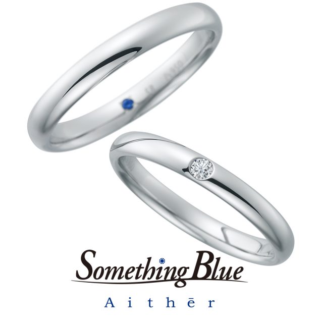 JKPLANET × Something Blue -Air / エア 結婚指輪 JSL9011,JSM9012(ブルーダイヤモンド)