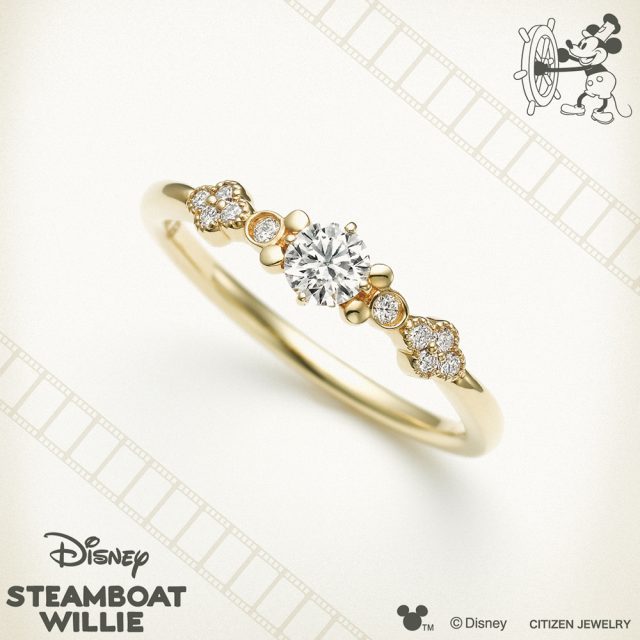 ミッキー＆ミニーのような幸せな恋人たちへ贈る結婚指輪『Disney STEAMBOAT WILLIE』【JKPlanet 銀座・表参道・九州】