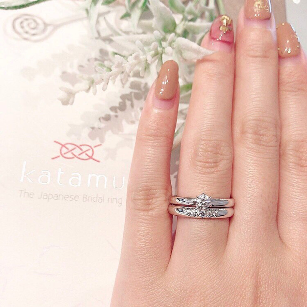 着画 - katamu - 春光(しゅんこう)　結婚指輪
