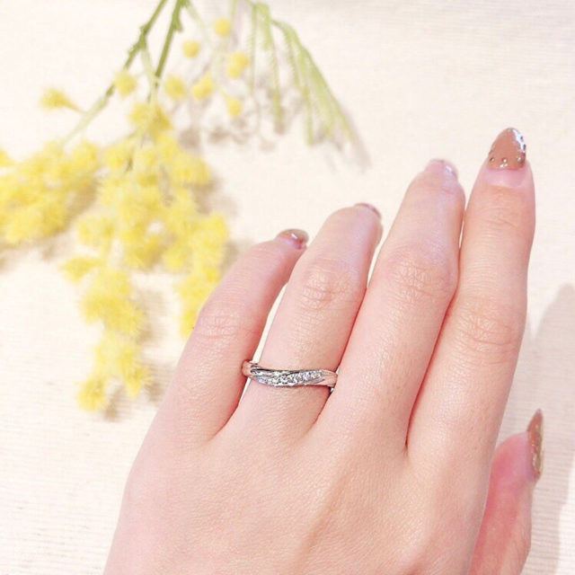 着画 - katamu - 木の芽風(このめかぜ)　結婚指輪