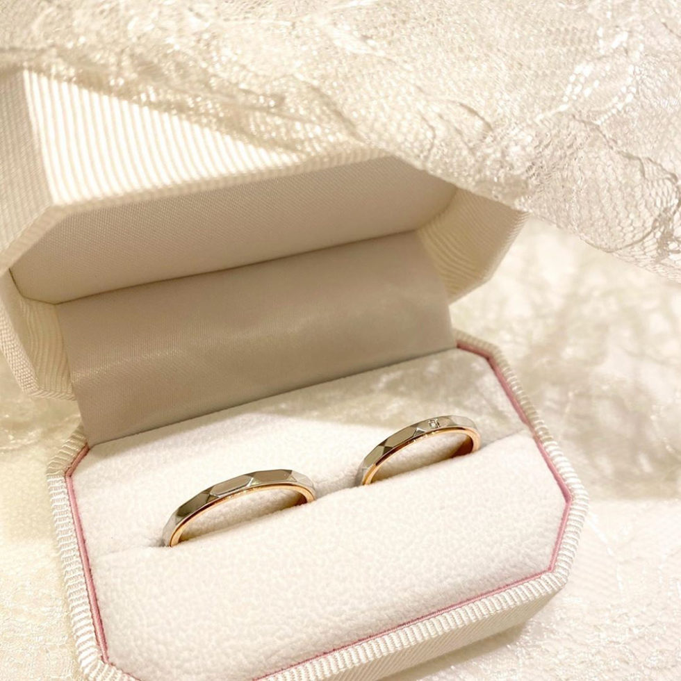 ケース入り結婚指輪画像 - Honey Bride ハニーブライド Lavender / ラベンダー