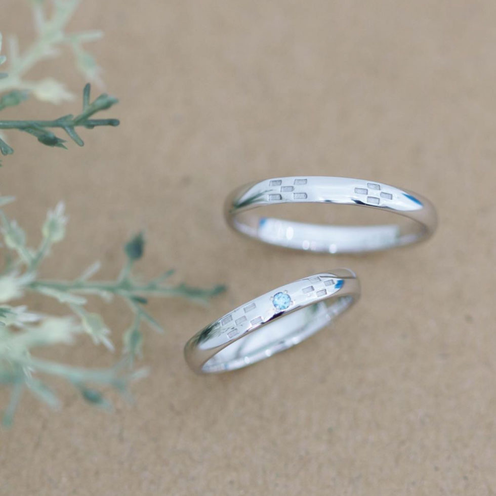 インスタ画像 - MINSAHRING（ミンサーリング) 【OKA023/OKA023D】 serene(普遍的な美しさ)　　結婚指輪