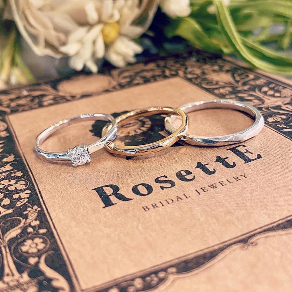 インスタ画像 - RosettE days/ロゼットデイズ - Basil / バジル-婚約指輪　　RosettE/ロゼット - TWIG /小枝-結婚指輪