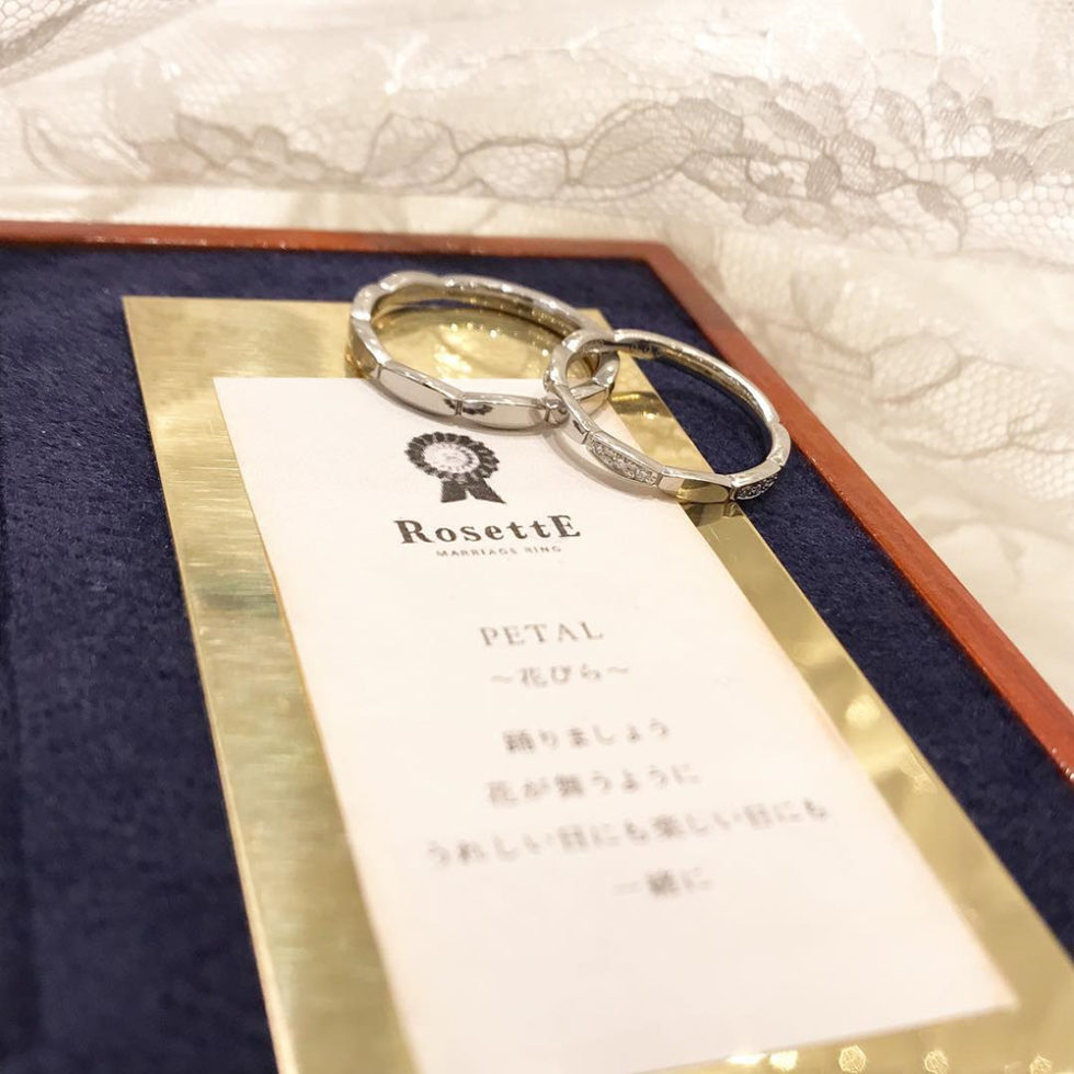 インスタ画像 - RosettE/ロゼット - PETAL / 花びら　結婚指輪