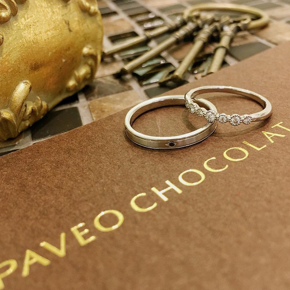 インスタ画像 - PAVEO CHOCOLAT/パヴェオショコラ - BALLOON[バルーン]　結婚指輪