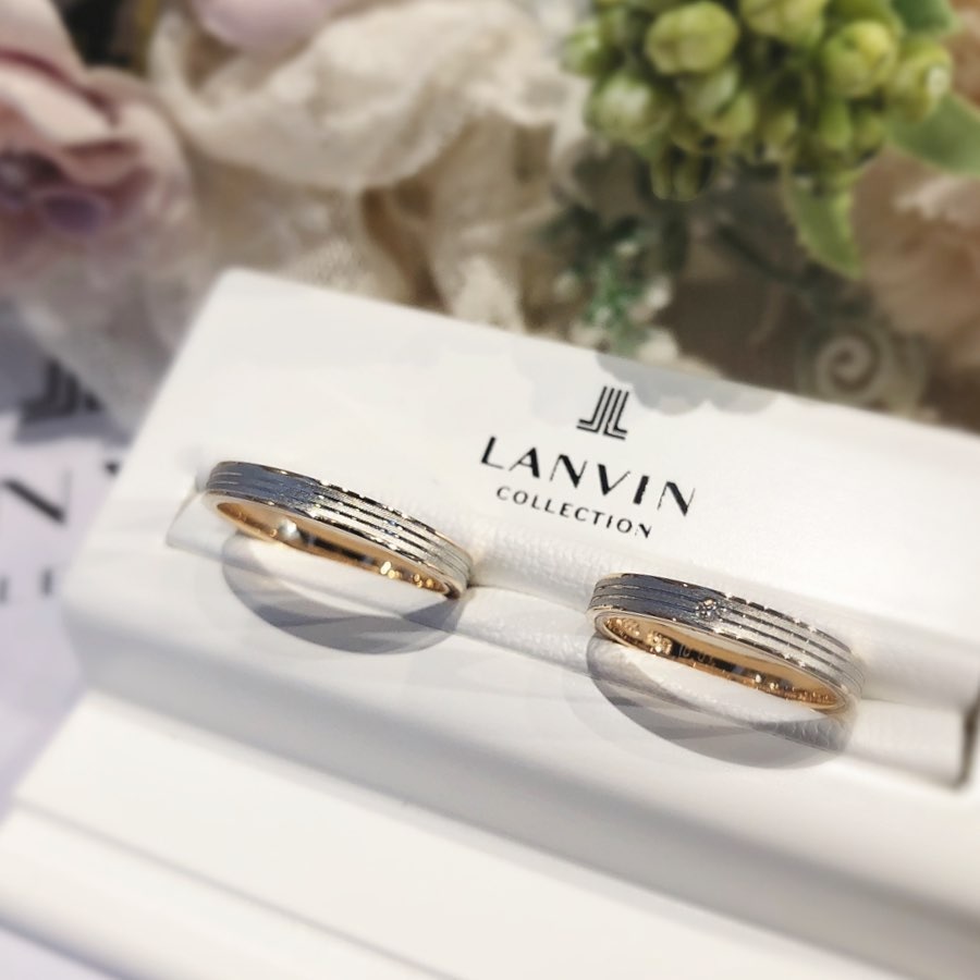 結婚指輪ペア画像　LANVIN[ランバン]結婚指輪 品番 5924056/5924057