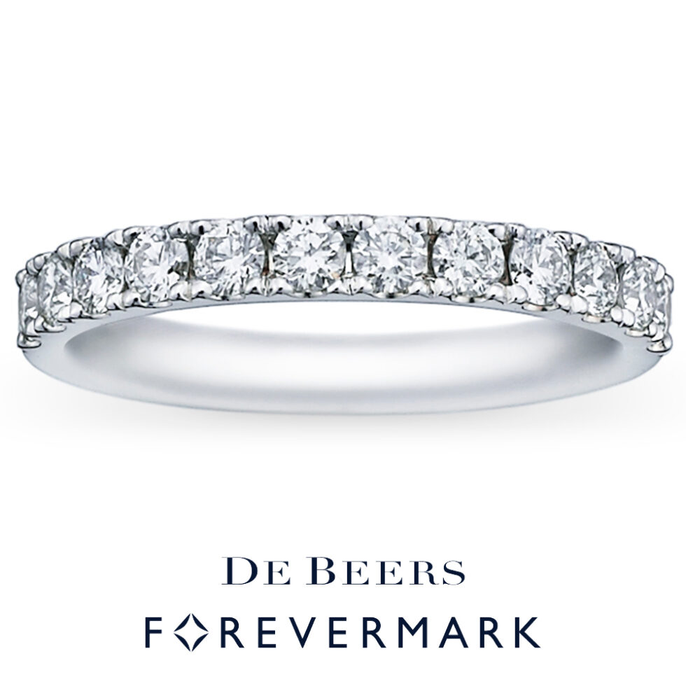 DE BEERS デビアス フォーエバーマーク プラチナ ダイヤモンド リング