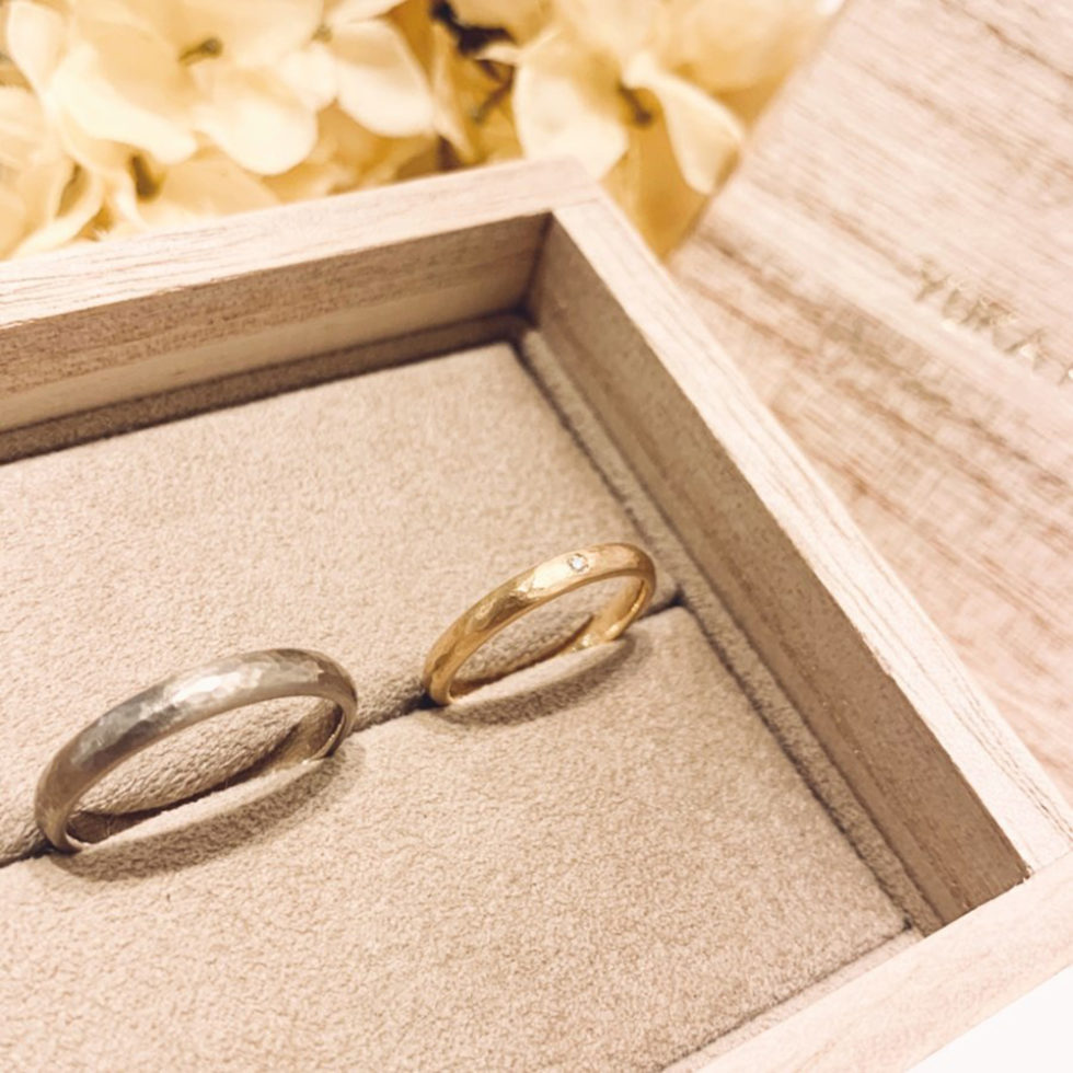 ケース入り結婚指輪画像 - YUKA HOJO - Passage of time / パッセージオブタイム