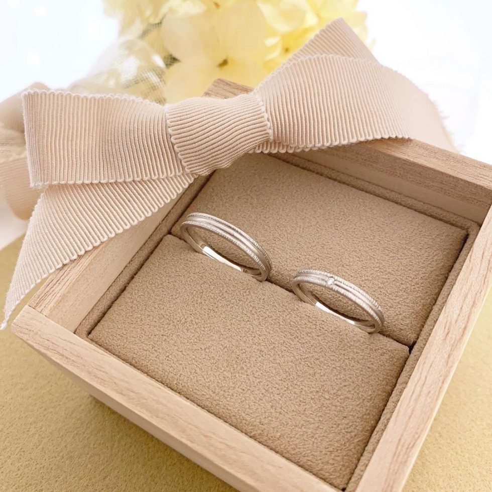ケース入り結婚指輪 - YUKA HOJO - Touch / タッチ　結婚指輪