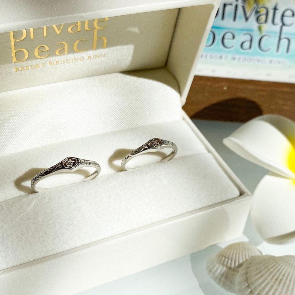 ケース入り結婚指輪画像 - private beach - OLA/オラ