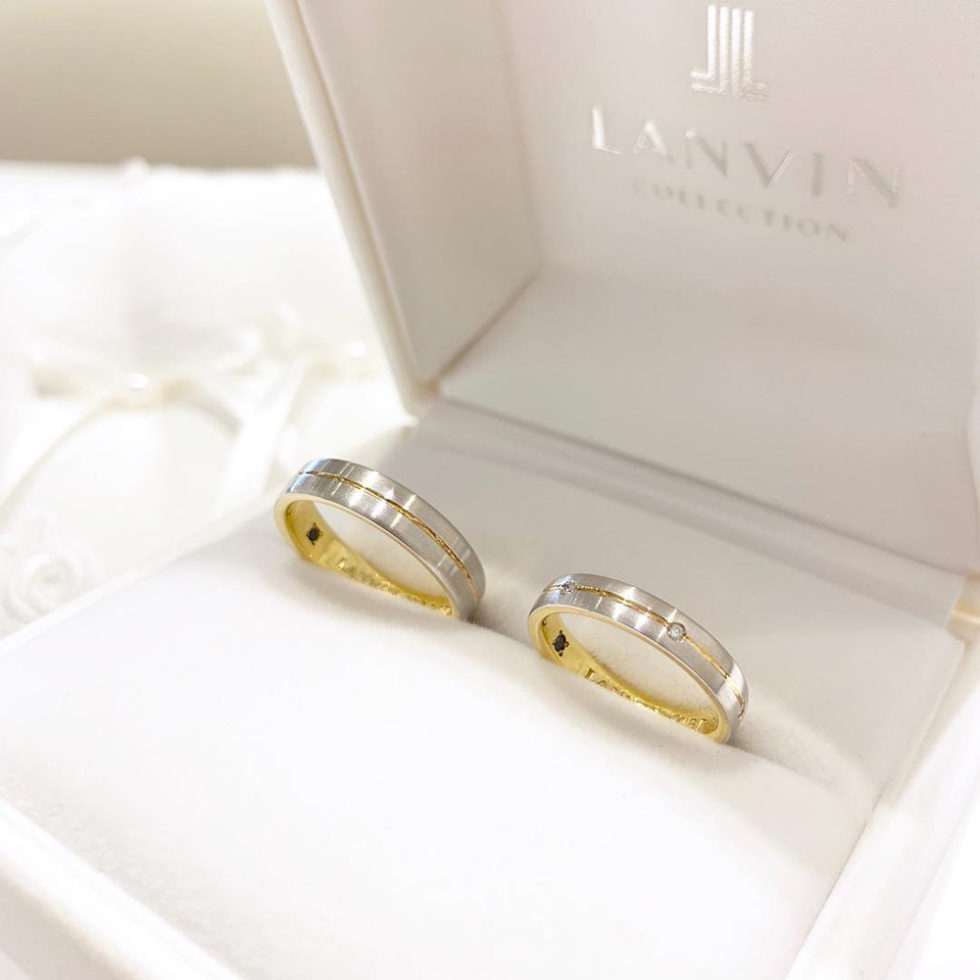 インスタ画像　LANVIN[ランバン]結婚指輪 品番 5924037/5924038