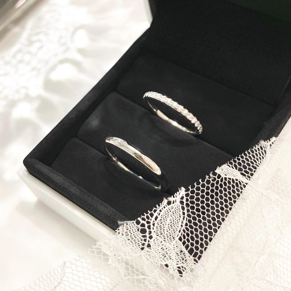 ケース入り結婚指輪画像　フォーエバーマーク エタニティリング/AMR001PT　結婚指輪　婚約指輪