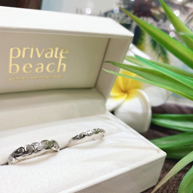 ケース入り結婚指輪画像 - private beach - NAO/ナオ 　