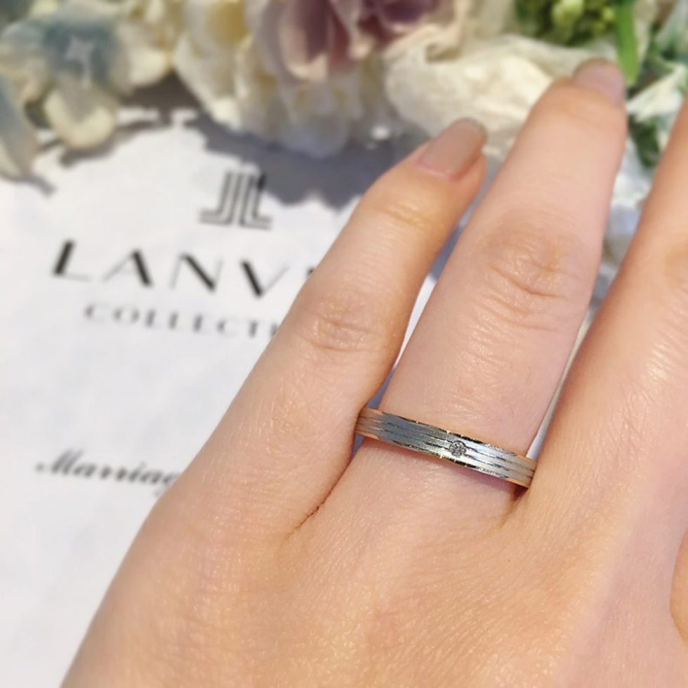 着画　LANVIN[ランバン]結婚指輪 品番 5924056/5924057